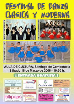 I FESTIVAL DE DANZA CLÁSICA Y MODERNA - 18 / marzo / 2006