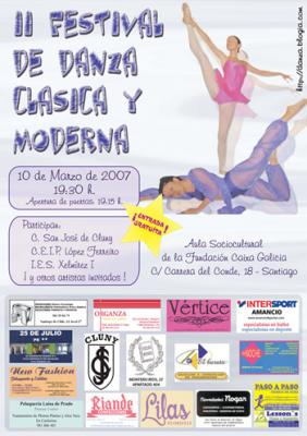 II FESTIVAL DE DANZA CLÁSICA Y MODERNA - 10 / marzo / 2007